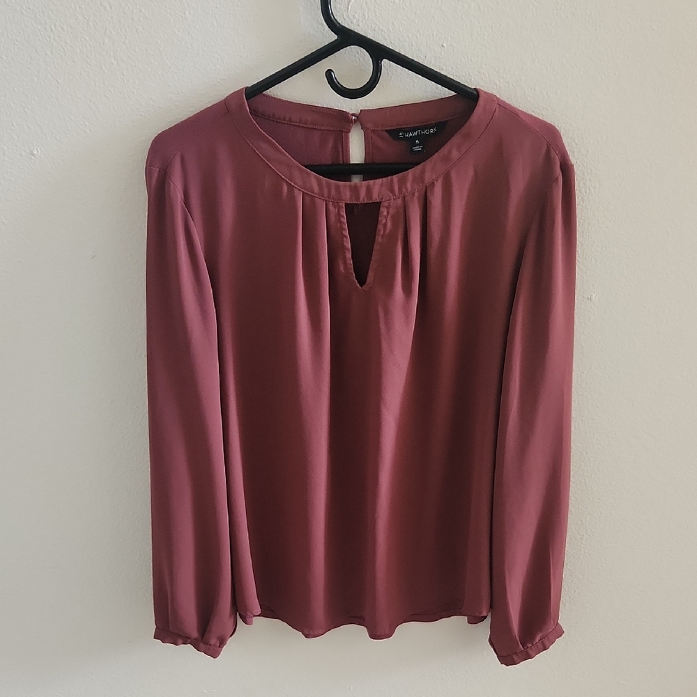 41 Hawthorn Mauve Keyhole Blouse